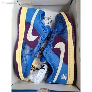 ❈✳☌2021 Undefeated x Nike SB Dunk Low Royal Snakeskin/Purple-White DH6508-400