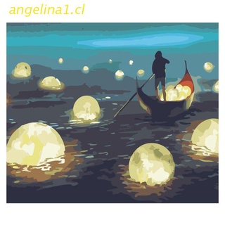 angelina1 pintura para adultos y niños diy kits de pintura al óleo preimpreso lienzo -ferryman
