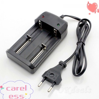 CARELESS Hot Battery Charger Universal Li-ion 26650 18650 16340 14500 New Useful Black Auto Off Eu Plug