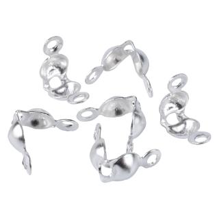 200 unids/lote ball chain crimps end beads tapas collar conector cierre diy accesorios para hacer joyas