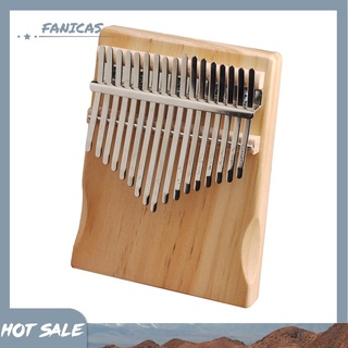 Fanicas 17 teclas Kalimba Pine instrumento Musical pulgar dedo Piano para principiantes