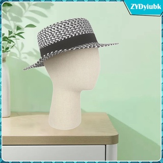 cabeza de maniquí de lino cabeza de maniquí para sombreros pelucas pantalla salón estilista mujeres