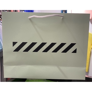 OFF-WHITE blanco roto nuevo Original portátil bolsa traje para ropa caja de zapatos de calidad Premium zapatos bolsa de papel