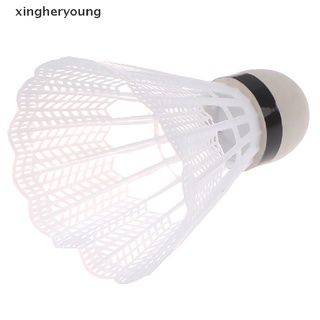 XYCL 12pcs white badminton plastic shuttlecocks indoor outdoor gym sports Fad