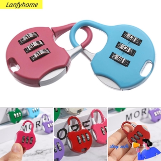 LANFY 1pcs Locker Case Supply Gym combinación código de viaje maleta equipaje candado contraseña cerradura/Multicolor (1)