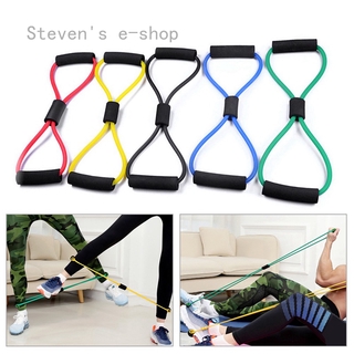 steven's e-shop bandas de entrenamiento de resistencia cuerda tubo entrenamiento ejercicio de estiramiento para yoga 8 tipo ky