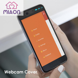 MIAON Privacy Webcam Cover Slider plástico antiespía lente de cámara pegatina para teléfono portátil (5)