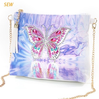 SWE DIY Special Shaped Diamond Painting Wristlet Wallet Diamond Painting Embroidery Cross Stitch Wallet For Women Gifts