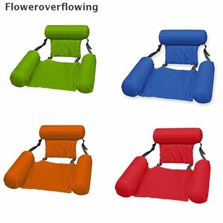 ffcl inflable natación silla flotante asientos de piscina plegable cama de agua silla de salón caliente