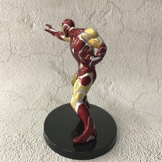 Figura Coleccionable De Marvel Vengadores Capitán Americano Vs . Ironman Modelo De Juguete (2)