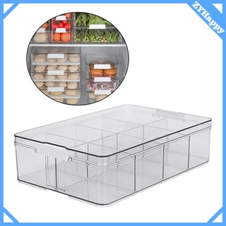 [ZYHappy] Organizador de almacenamiento de alimentos de plástico para cocina, despensa, nevera, nevera, encimera, despensa (1)
