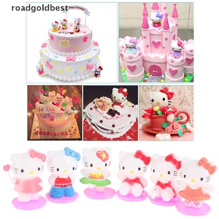 Rgj 8Pcs Melody Hello Kitty Birthday Party Cake Decorations Cake Topper Kids Toys Best