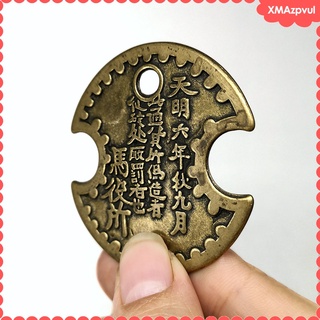 moneda de bronce chino antigua decoración de monedas de la suerte recuerdo colecciones de regalo