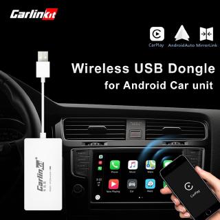 carlinkit wireless smart link apple carplay dongle para android reproductor de navegación mini usb carplay stick con android auto