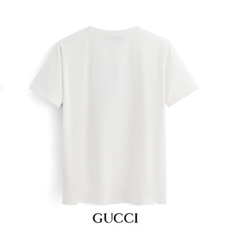 Camiseta De algodón Gucci Casual para hombre con cuello redondo y Manga corta (7)