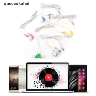 quecaokahai - auriculares intrauditivos con cable estéreo para aislamiento de ruido deportivo con micrófono cl