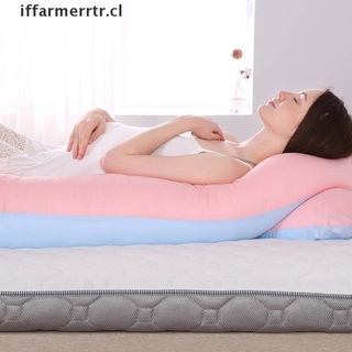 【iffarmerrtr】 U Shape Full Body Maternity Pillow Case Sleeping Support for Pregnant Women CL