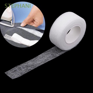 stephani 10mm/15mm/20mm cinta de dobladillo doble cara cinta adhesiva fusible unión de encaje web costura accesorios de ropa de hierro tela fusión
