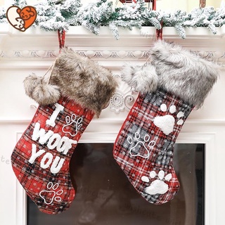 gran trineo de santa claus muñeco de nieve de navidad media chimenea decoración calcetines niños bolsas de regalo de caramelo titular de la decoración de navidad para el hogar