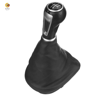 6 Speed Car Leather Gear Shift Knob Dust Boot Cover for Seat Leon II