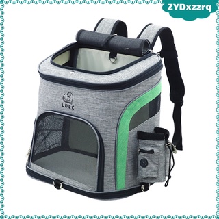 Breathable Pet Carrier Backpack with Mesh Puppy Outdoor Travel Carry Bag