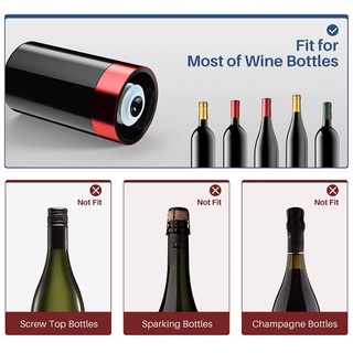 Reusable Wine Corks, Wine Preserver, Wine Saver Vacuum Plug Ready Stock (1)