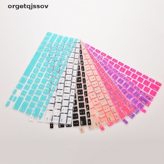 orget - funda para teclado de silicona para macbook air pro 13" 15" 17" pulgadas cl