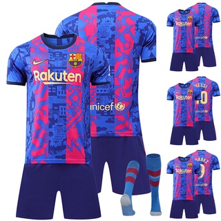 21/22 FC Barcelona Home Jerseys Para Hombre Uniformes Camisetas De Fútbol Traje Conjunto Camisa + Pantalones Cortos_ xyh124578 . cl