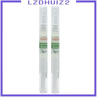 Les Pulgas 2x3 ml Removedor De calor De la piel/marcadores Líquido/pluma De depilación