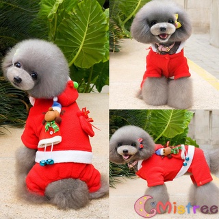 Caliente Lindo Perro Mascota Disfraz De Navidad Santa Claus Sudadera Con Capucha Abrigo Invierno Ropa Caliente255567