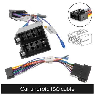 PROTON OEM Plug and Play Socket Cable Coche Android Radio Player Arnés 16Pin A ISO Adaptador