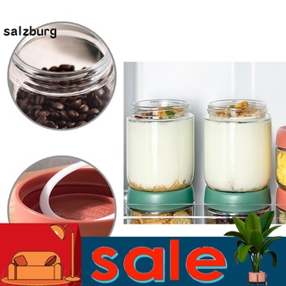<salzburg> Práctico recipiente de alimentos frescos de mantenimiento de alimentos secos tarro de almacenamiento inastillable para el hogar