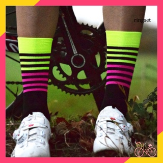 [RIN] Calcetines de ciclismo para hombre y mujer/calcetines deportivos transpirables profesionales para bicicleta