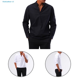 thatsakes Comfy Classic Shirt Long Sleeve Thin Men Autumn Shirt Breathable Streetwear
