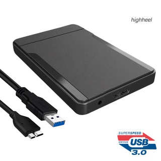 USB3.0/2.0 2.5inch SATA SSD Enclosure Mobile Hard Disk Case HDD Box for Laptop