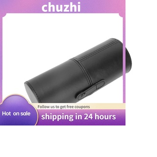 chuzhi - soporte para brochas de maquillaje, portátil, para cosméticos, color negro