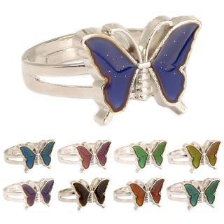 Mood Ring puede cambiar el Color y ajustar el tamaño de las decoraciones (mariposa) (4)