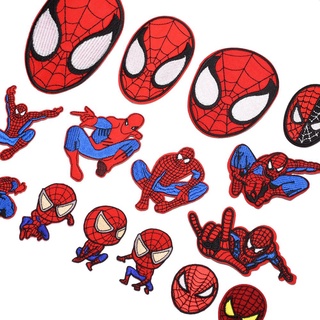 DEARMENT Caliente Transferencias Ropa Parches Planchado Spiderman Pegatinas Vaqueros Decoración Regalos De Cumpleaños Superhéroes Parche De Accesorios Insignia Bordado Tela (8)
