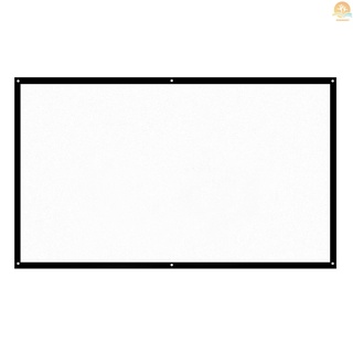h70 70" portátil proyector pantalla hd 16:9 blanco dacron 70 pulgadas diagonal pantalla de proyección plegable cine en casa para proyección de pared interior al aire libre