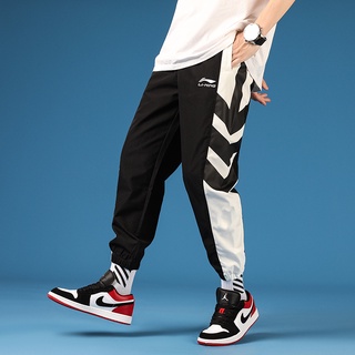 Original Nike Spot de alta calidad verano sección delgada nuevo producto de secado rápido de los hombres del mismo estilo impreso pantalones recortados cordón elástico pantalones de movimiento de lazo pies pantalones