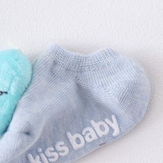 BRATSCH 1-3 Years old Newborn Floor Socks Children Anti Slip Sole Baby Socks Gift Cute Keep Warm Cartoon Doll Cotton Girls Infant Invisible Socks (6)