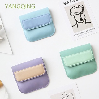 Yangqing pequeña suave | Mini monedero/monedero De cuero De color/Organizador De lápices labiales/Multicolor