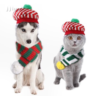 Sombrero De Navidad Bufanda Para Mascotas Perro Gato Feliz Decoraciones Para El Hogar Gorra Noel Año Nuevo
