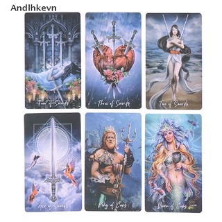 [andl] the elemental wisdom tarot cartas profecía adivinación deck juego de mesa tarot c615 (7)