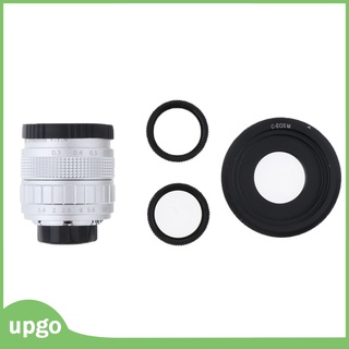 [upgo] 50mm/lente De Tv F1.4 Para Canon Eos M+C Adaptador De montaje+aros negros (6)