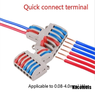 Kacomeis conector de alambre rápido conector de Cable de cableado bloque de terminales Pct-222 Spl-62 (1)