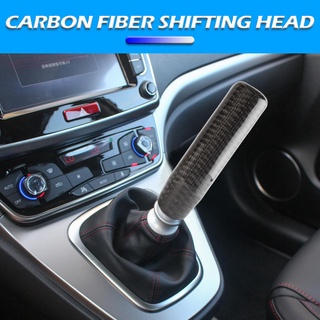 Car Gear Shift Knob Carbon Fiber Look Shifter Lever Gear Stick Knob 130mm (1)