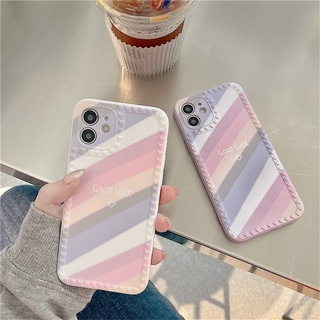 Rainbow Case iPhone 13 12 11 Pro Max 12Mini SE 2020 X XR Xs Max 7 8 6 6s Plus Case Rainbow Love Heart Phone Case Protective Cover 下架 下架 (4)
