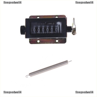 Finegoodwell4 D94-S 0-999999 6 Digit Resettable Mechanical Pulling Count Counter Tool Brilliant