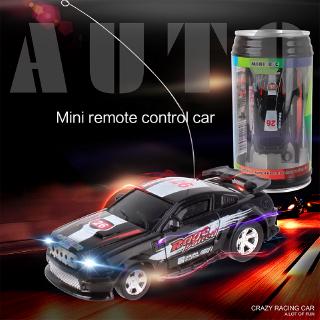 ✲ 8 colores Hot Sales coca puede Mini RC coche Radio Control remoto coche de carreras 4 frecuencias modelo RC